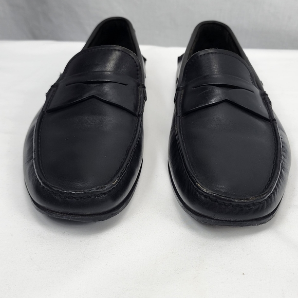 Prada Black Leather Loafers (1102) Men's Prada Size 8 US 9 - Picture 4 of 10